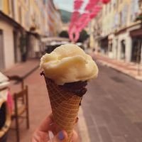 Pineapple & Chocolate Sorbet 💛🤎  at Les Délices d'Aurile de Grasse in Grasse