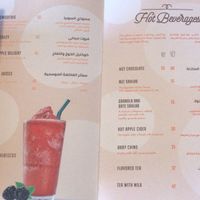 Menu 5  at Beano's Cafe in Alexandria