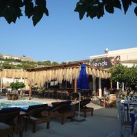 Bar at Happy Friends in Rhodes