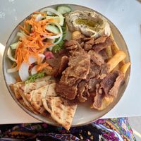 Gyros vegan  at Happy Friends in Rhodes