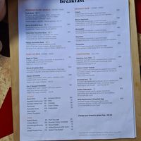 Breakfast menu   at Bloom in Grand Baie