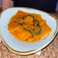 Vegan ravioli at Cala Petita in Mallorca