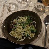 Pesto Spaghetti   at Restaurant Sunset Beach in Alicante