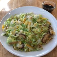 Japanese pancake at Raw8 Cafe in Osaka