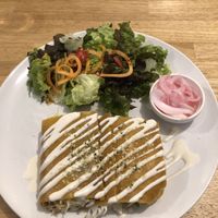 Vegan Samosas at Raw8 Cafe in Osaka