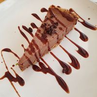 Raw  chocolate  cake at Raw8 Cafe in Osaka