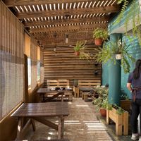 The Hot Box Terrace  at TierraLibre in Santiago