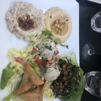 Vegan mixed meze plate   at Di Yar in Nice