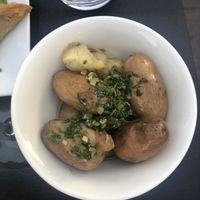 Potato with garlic  at Di Yar in Nice
