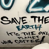 The loo   at Filteraj Specialty Coffee & Shop in Zagreb