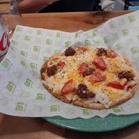 La pizza at 31 Gatitos in Mexico City