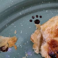 Cute cat decorations on the plate! at 31 Gatitos in Mexico City