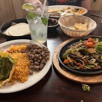 Veggie fajitas featuring my Mojito  at Beny's in Pagosa Springs