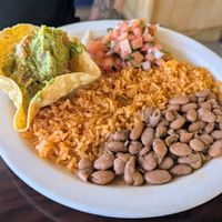 Veggie fajita fixings at Beny's in Pagosa Springs