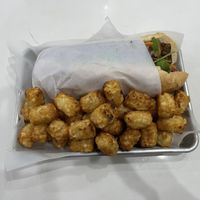 Banh mi + Tater tots  at Plantiful Superfoods in Seattle