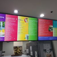 Great menu at Plantiful Superfoods in Seattle