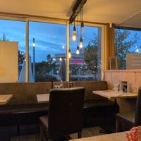 Dining area at La Brasserie Royannaise in Royan