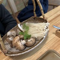 Mushrooms   at Hotpot Restaurant Ting Song 随园·听松  in Berlin