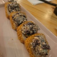 Arecife rolls at Sushi World in Medellin