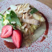 Asparagus risotto at Körle und Adam in Stuttgart