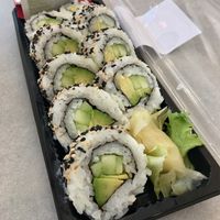 Avocado cucumber sushi roll  at Whole Foods Market in San Mateo