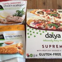 Frozen vegan products  at Whole Foods Market in San Mateo