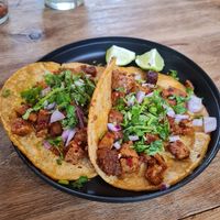 Adobada de Seitan Tacos 🌮 at Casa Onca Centro in Aguascalientes