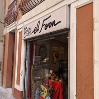 View from the street at El Forn in Manresa