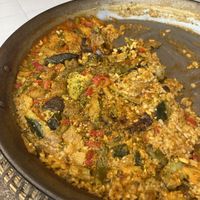 Veggie (vegan) Paella  at Bistro Bel in Mallorca