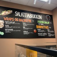Or wraps and stuff like this  at Salatfabrikken AS in Oslo