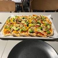 Pizza vegana at Vino Pizza Wine in Chisinau