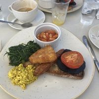 English breakfast   at West Beach Bar and Kitchen in Brighton