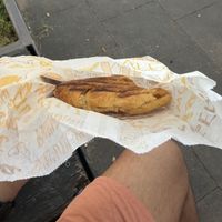 Bikini croissant   at V Market in Barcelona