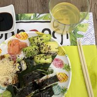 Mix di sushi vegan  at Roppongi Fusion Sushi in Cesena