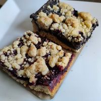 Kirschstreusel und Mohnkuchen at Terra Madre in Muhlheim Am Main