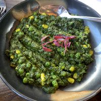 Palak Corn Matar  at Zaazu in Tamworth