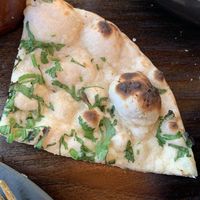 Coriander naan (not on menu but you can ask for it to be made vegan)  at Zaazu in Tamworth