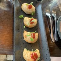 Naga Veg Momos  at Zaazu in Tamworth