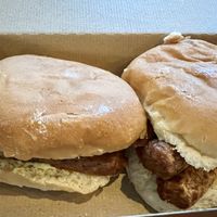 Vegan sausage breakfast rolls   at EDI - The Sir Walter Scott - J D Wetherspoon in Edinburgh
