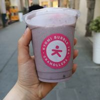 Milkshake de taro mediano at KYOMI TEA in Granollers