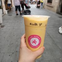 Milkshake de mango y banana grande at KYOMI TEA in Granollers
