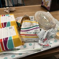 Food we ordered  at PLNT Burger - NoMad in New York City