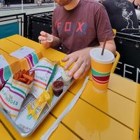 Very delicious, ordered two burgers (one with the mushrooms and the other was classic double), unique taste. Only thing that did not match our expectations was herbal dip (kinda to at PLNT Burger - NoMad in New York City