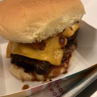 Bbq bacon burger with mushrooms  at PLNT Burger - NoMad in New York City