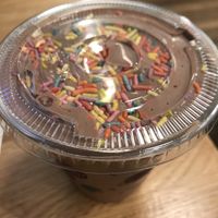 Chocolate oak milk shake with sprinkles 😋   at PLNT Burger - NoMad in New York City