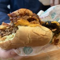 BBQ Bacon Mushroom Burger  at PLNT Burger - NoMad in New York City