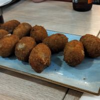 Croquetas de boletus at La Taberna Asturiana in Gijon