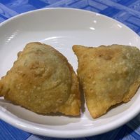 Vegetable samosa, 25,000 kip  at Jamil Zahid in Vientiane