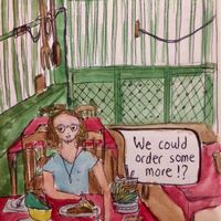 Full but we wanted more... at Jamil Zahid in Vientiane