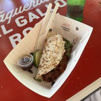 Mushroom quesadilla  at Taqueria El Gallo Rosa in Honolulu